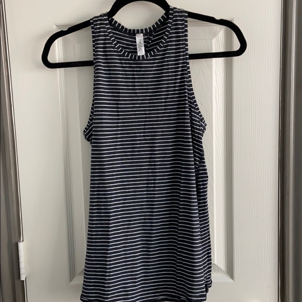 lulu lemon open back tank